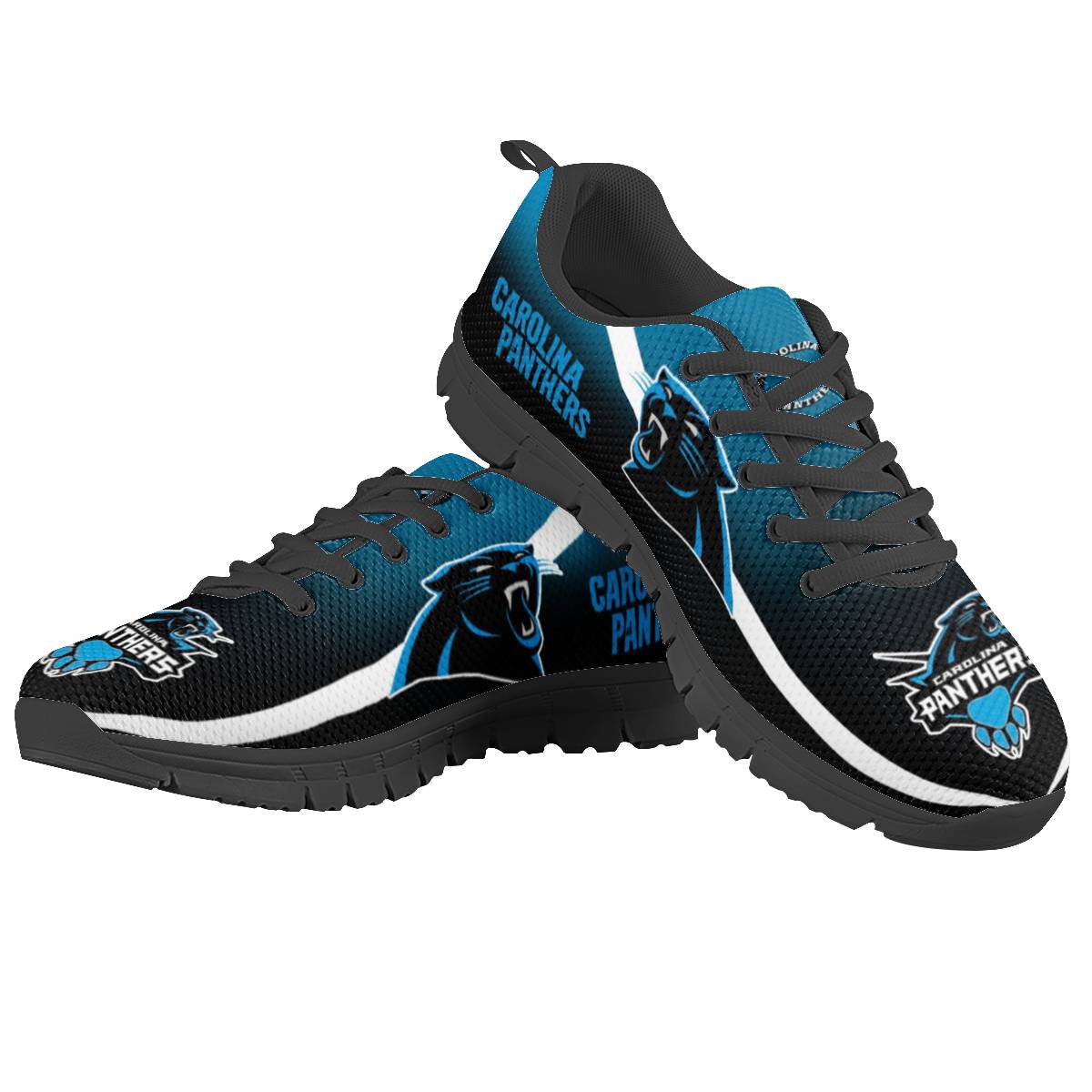 Women's Carolina Panthers AQ Running NFL Shoes 002